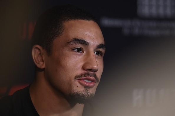 UFC middleweight contender Robert Whittaker speaks to media during the Ultimate Media Day on March 18, 2016 in Brisbane, Australia.