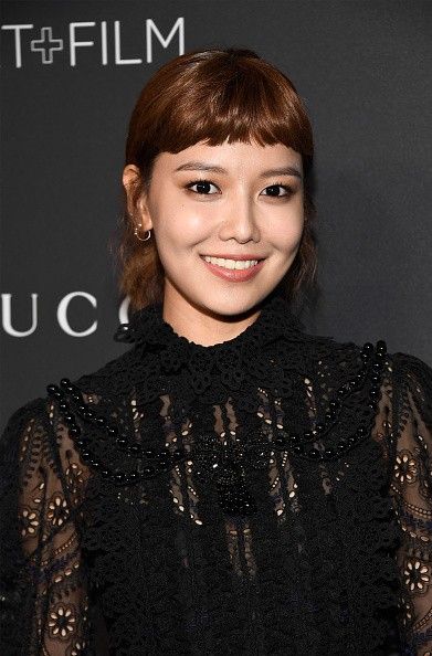 Girls’ Generation’s Sooyoung attends the 2016 LACMA Art + Film Gala in Los Angeles, California. 