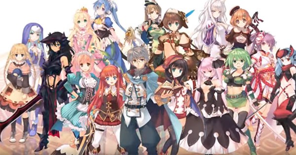 Aquaplus reveals the whole cast of "Dungeon Travelers 2."
