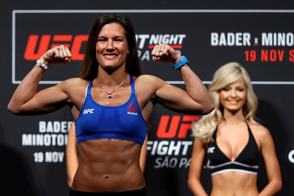 Cortney Casey believes she was kicked in the head illegally by No.1 Claudia Gadelha, says "it was never a fight."