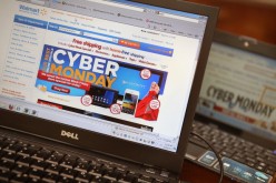 Walmart displays  cyber Monday deals on its website
