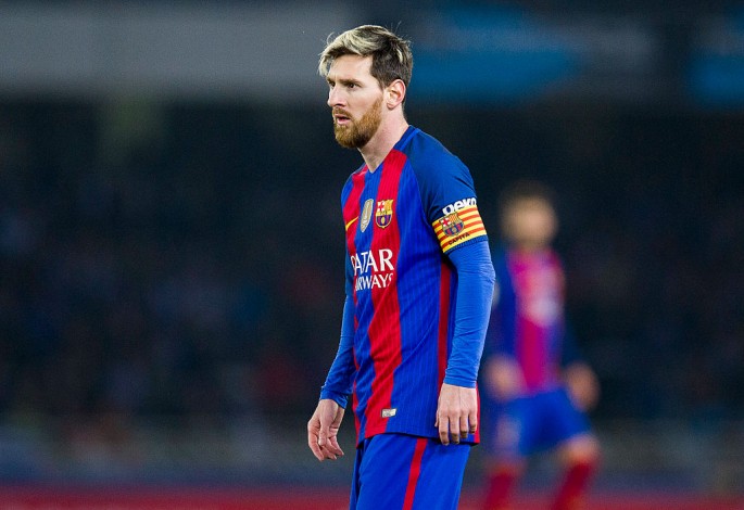 Barcelona forward Lionel Messi.