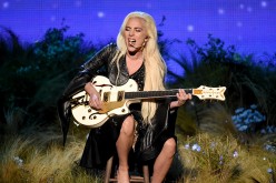Lady Gaga performing at 2016 American Music Awards