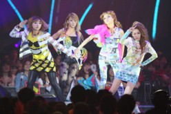 2NE1 performs onstage during the MTV Video Music Awards Japan 2012 at Makuhari Messe on June 23, 2012 in Chiba, Japan. 