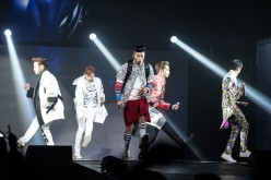 2PM performs during the K-Pop 'Go Crazy' World Tour at Prudential Center on November 14, 2014 in Newark, New Jersey. 