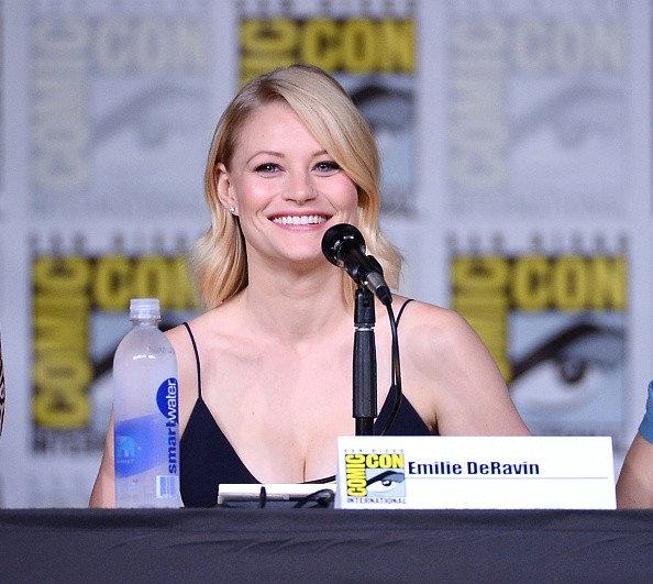 Emilie de Ravin attends the 'Once Upon A Time' panel during Comic-Con International 2016 at San Diego Convention Center on July 23, 2016 in San Diego, California.