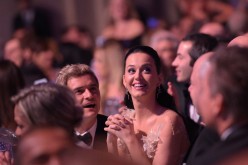 Orlando Bloom and Katy Perry attend the 12th annual UNICEF Snowflake Ball at Cipriani Wall Street on November 29, 2016 in New York City.