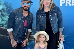 (L-R) Musician A. J. McLean, Ava Jaymes McLean and Rochelle DeAnna McLean attend The World Premiere of Disney-Pixars FINDING DORY on Wednesday, June 8, 2016 in Hollywood, California.   