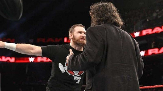 Sami Zayn confronts Mick Foley in the this week's episode of Monday Night Raw.