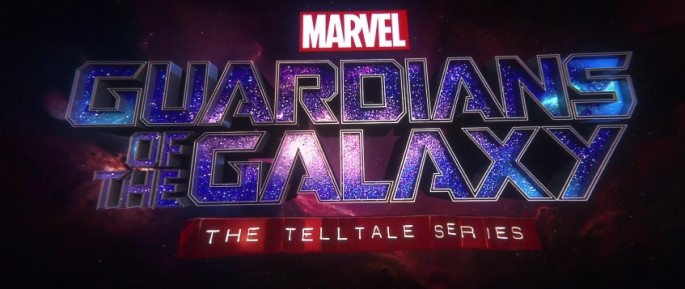 Official logo of the upcoming adventure game, 'Marvel's Guardians of the Galaxy: The Telltale Games Series.'