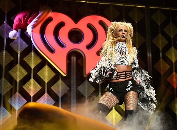 Singer Britney Spears performs onstage during 102.7 KIIS FM's Jingle Ball 2016 presented by Capital One at Staples Center on December 2, 2016 in Los Angeles, California.   