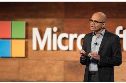 Microsoft CEO Satya Nadella addresses shareholders during the 2016 Microsoft Annual Shareholders Meeting at the Meydenbauer Center November 30, 2016, 2016 in Bellevue, Washington.