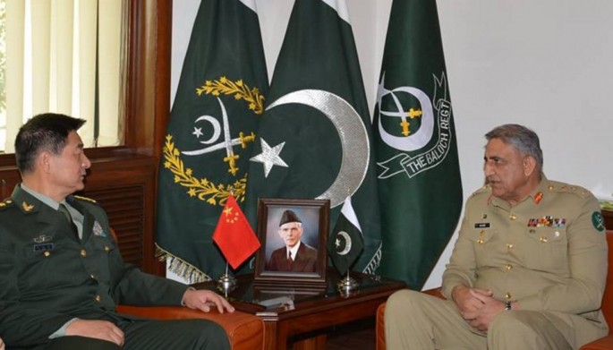 General Zhao Zongqi congratulates General Qamar Javed Bajwa.