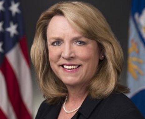 U.S. Secretary of the Air Force Deborah James.                      