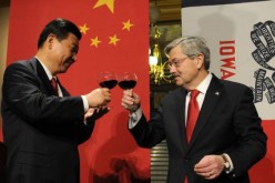 Xi and Branstad in 2012.           