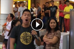 Amiel Orio from Philippines singing 