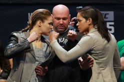 Ronda Rousey is dailed in as she tries to reclaim the UFC Women's bantamweight title from Amanda Nunes at UFC 207 in Las Vegas on Dec. 30. 