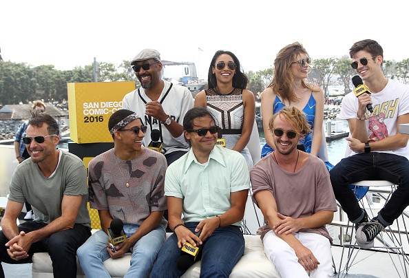 'The Flash' cast during the San Diego Comic-Con 2016: Day Three at The IMDb Yacht on July 23, 2016 in San Diego, California.