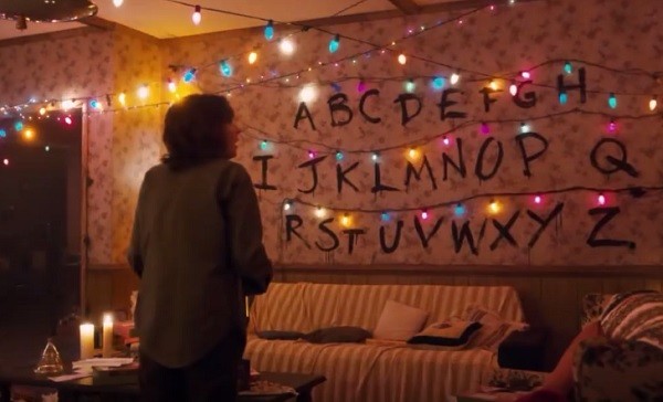 The scene with LED lights in “Stranger Things”