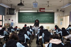 An English class in Jiao Tong University located at the Minhang district in Shanghai, China.