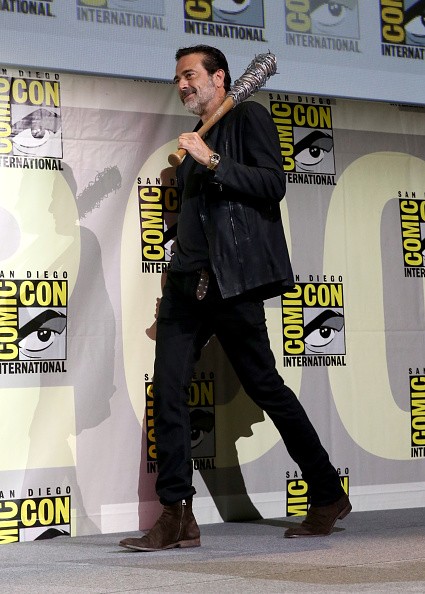 Actor Jeffrey Dean Morgan walks onstage during Comic-Con International 2016 at San Diego Convention Center on July 22, 2016 in San Diego, California. 