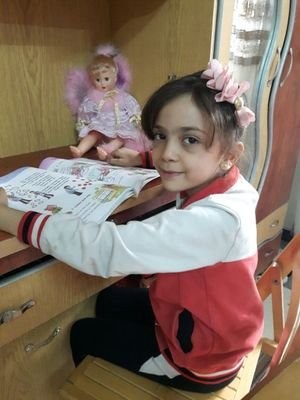 7-year-old Bana Alabed resides with her family in Aleppo