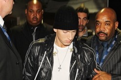 Rapper Eminem walks backstage during the 52nd Annual GRAMMY Awards held at Staples Center on January 31, 2010 in Los Angeles, California. 