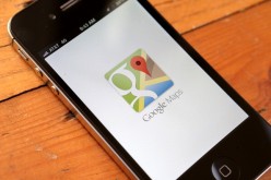 Google map on Apple's iPhone