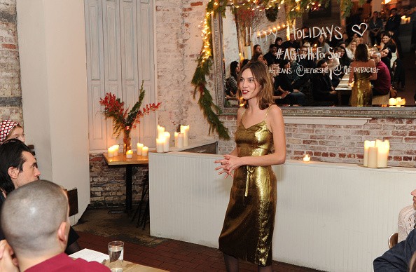 AG & Alexa Chung Host A Holiday Dinner In Support Of The UN Women's Global Movement For Gender Equality, 'HeForShe'