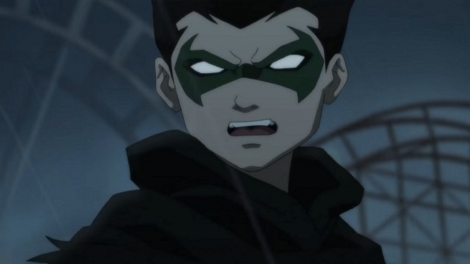 Damian Wayne as Robin in the 'Son of Batman' animated film