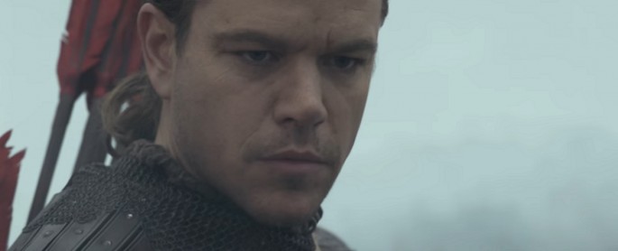 Matt Damon as seen in 'The Great Wall'