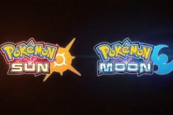 'Pokemon Sun and Moon' title logos from the official announcement trailer, games which will be the basis for the playing card games