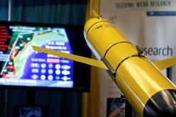 An underwater drone similar to the one seized by China from a US Navy ship.