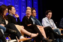 'The Big Bang Theory' stars Mayim Bialik, Jim Parsons, Kaley Cuoco, Johnny Galecki and Simon Helberg attend The Paley Center For Media's 33rd Annual PALEYFEST Los Angeles. 