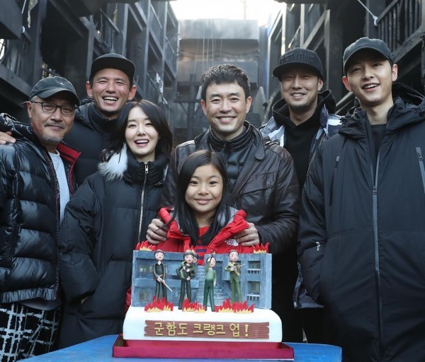 'Battleship Island' stars Hwang Jung Min, Song Joong-Ki and So Ji-Sub.