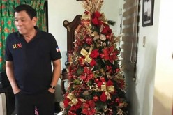 Philippine President Rodrigo Duterte spending Christmas with friends and family.