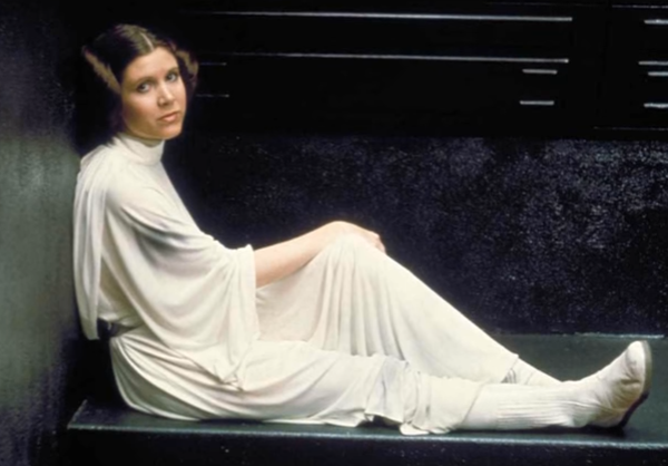 Carrie Fisher portrayed Princess Leia Organa in the 'Star Wars' film series. 