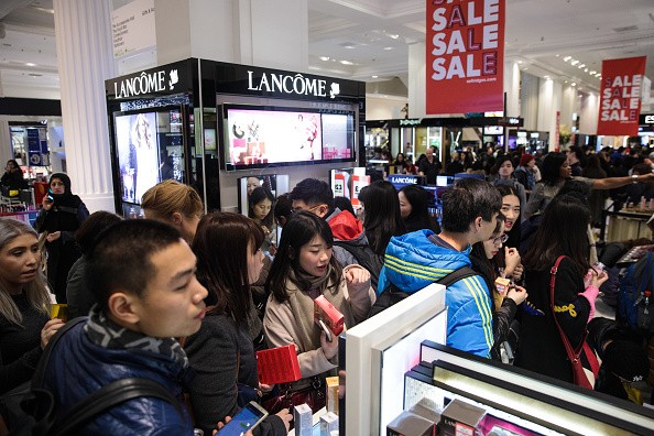 Boxing Day shoppers raid the shelves at Selfridges as they try to look for the best deals the store has to offer.