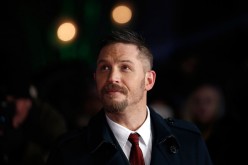 Actor Tom Hardy attends the UK Premiere of 'The Revenant' at the Empire Leicester Square on January 14, 2016 in London, England.