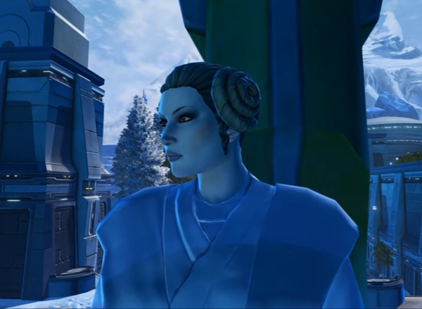 A fan-made Leia Organa is created in "Star Wars: The Old Republic."