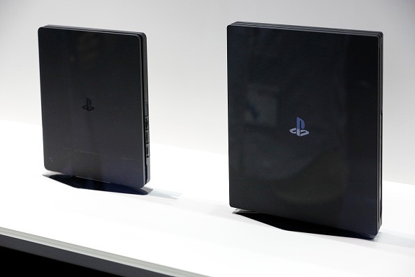Sony Interactive Entertainment Inc. PlayStation 4 video game consoles are displayed at the Tokyo Game Show 2016 on September 15, 2016 in Chiba, Japan. 