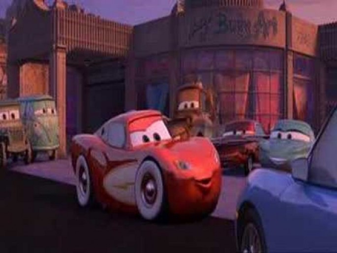 The court pointed out the similar resemblance of the eyes, mouth and body colors of the car in “The Autobots” movie poster to the Disney-produced film.