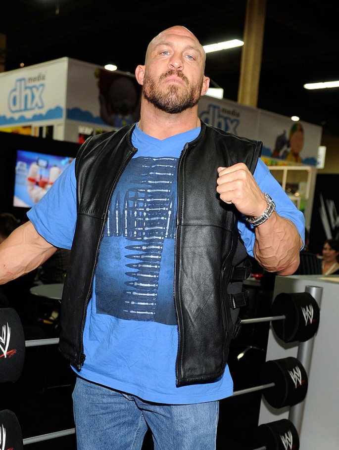  Professional wrestler Ryback appears the World Wrestling Entertainment booth at Licensing Expo 2013 at the Mandalay Bay Convention Center on June 18, 2013 in Las Vegas, Nevada.