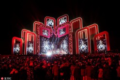 Thousands of locals residents gather for the New Year's Eve concert during New Year's Eve celebrations in Zakopane, Poland, December 31, 2016.