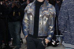 Taeyang attends the Chanel show as part of Paris Fashion Week Haute Couture Spring/Summer 2014 on January 21, 2014 in Paris, France.   