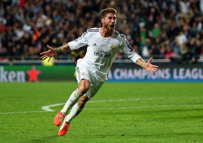 Real Madrid defender Sergio Ramos.