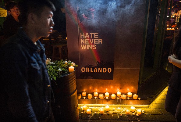 Vigil in Beijing after the Orlando shooting