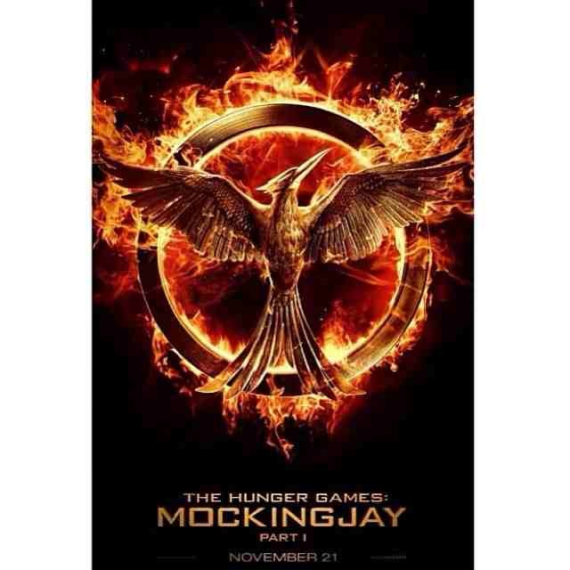 Poster of the first installment of "The Hunger Games: Mockingjay."