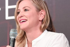 Jessica Capshaw speaks onstage during the 'Three rounds with the cast of Grey's Anatomy' panel at Entertainment Weekly's PopFest at The Reef on October 30, 2016 in Los Angeles, California. 