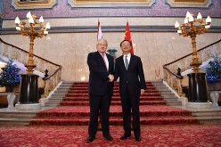 (L-R) British Foreign Secretary Boris Johnson welcomes Chinese State Councillor Yang Jiechi as they meet for the U.K.-China Strategic Dialogue meeting on Dec. 20, 2016 in London, England.